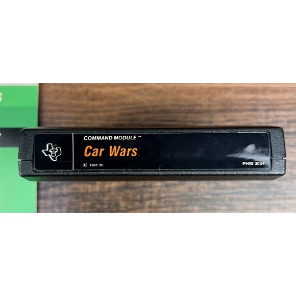 Texas Instruments TI-99/4A Car Wars Game Cartridge Complete - Picture 3 of 7